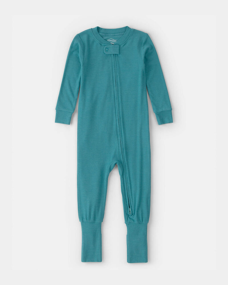 B&eacute;b&eacute; - Pyjama Ajust&eacute; 1 pi&egrave;ce PurelySoft - Bleu, image 2 sur 7 diapositives
