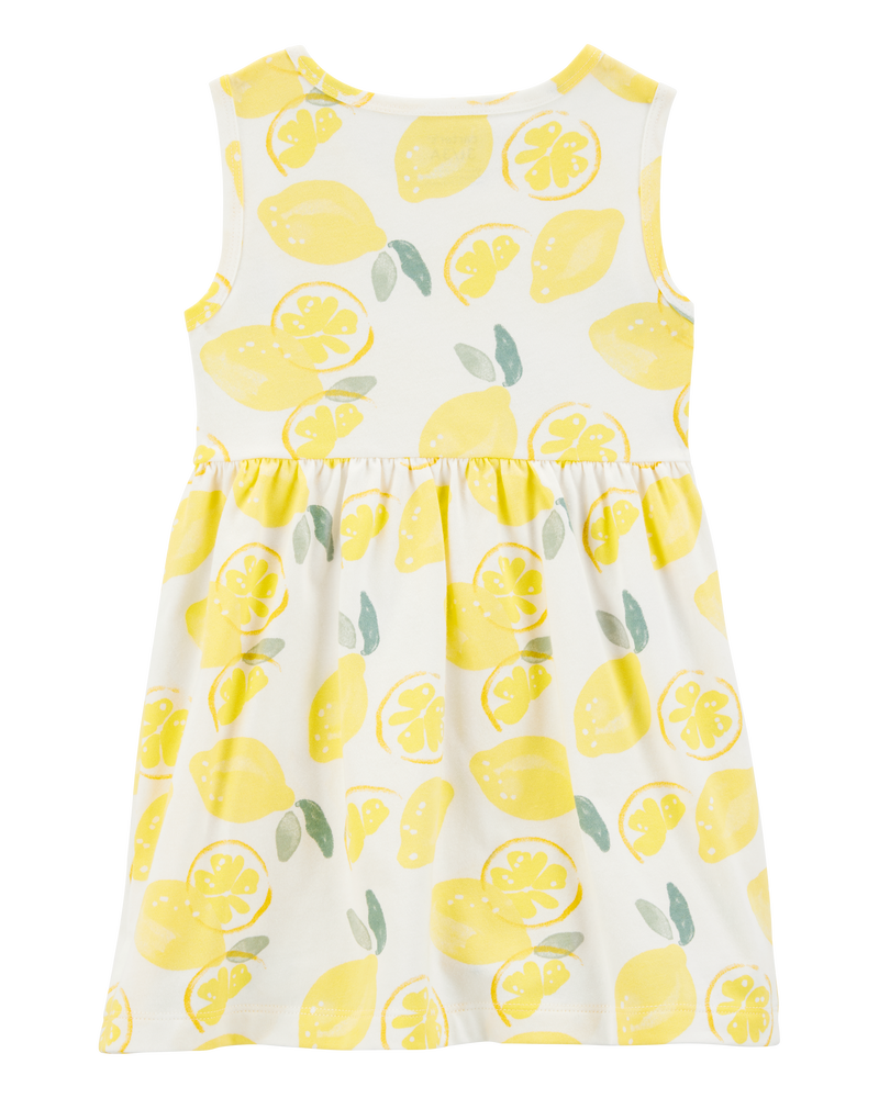 Toddler Lemon Tank Dress, image 2 of 4 slides