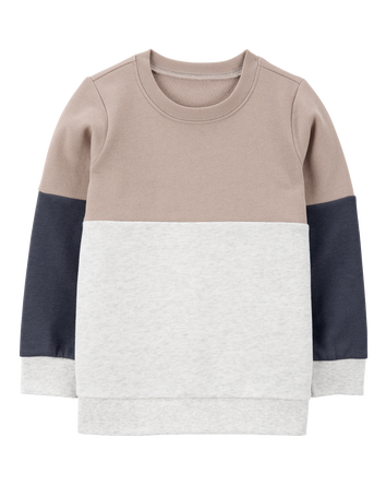 Baby Colourblock Fleece Pullover, 