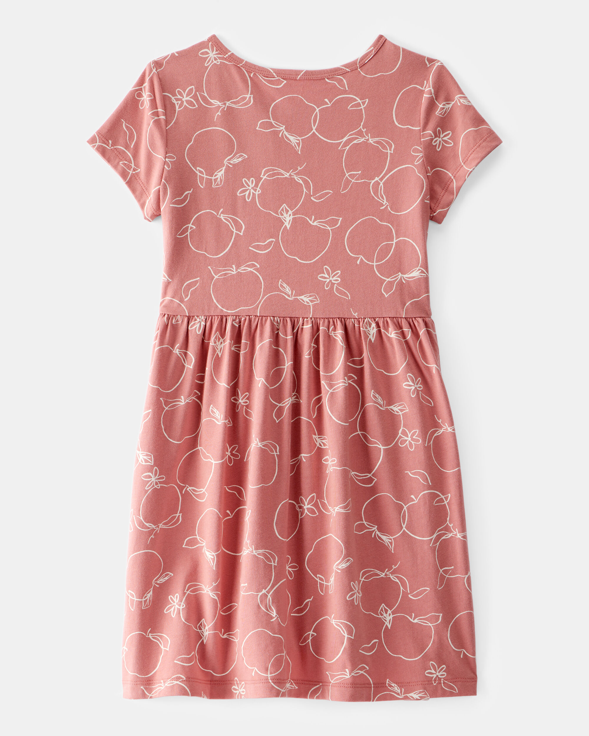 Red Girls Apple Print Dress | Carter's Oshkosh Canada