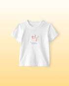 B&eacute;b&eacute; - T-shirt &agrave; imprim&eacute; et broderie Winnie l&rsquo;Ourson de Disney&reg; - Blanc, image 1 sur 4 diapositives