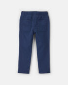 Toddler Boy Pull-On Pants - Navy Blue, image 2 of 4 slides