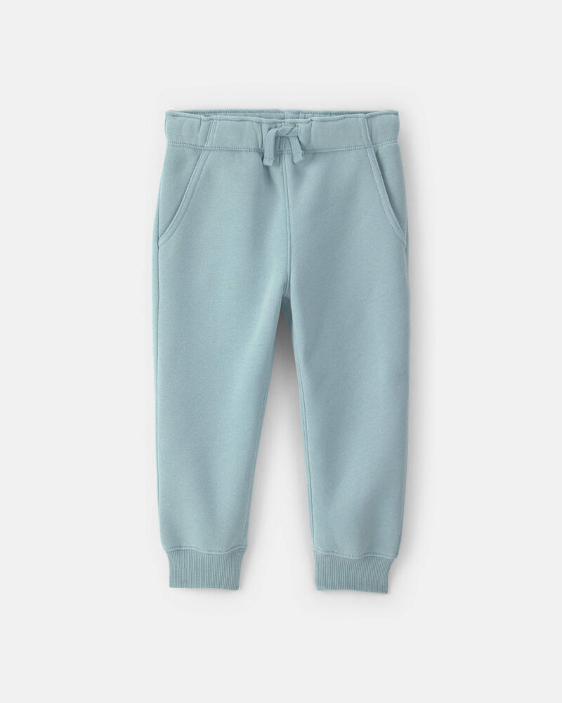 Toddler Boy Fleece Joggers - Blue, image 1 of 4 slides