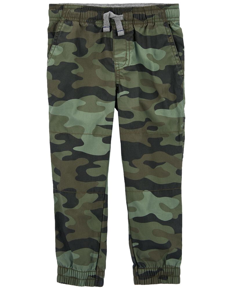 Toddler Camo Everyday Pull-On Pants, image 1 of 4 slides