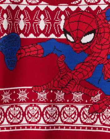 Boys &copy;Marvel Spider-Man Long-Sleeve Sweater - Red, 