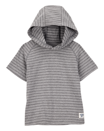 Toddler Striped Hooded Shirt, 