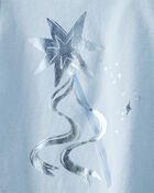 Toddler Girl Metallic Princess Wand Long-Sleeve  Graphic Tee - Blue, image 2 of 4 slides