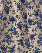 Filles - Robe &agrave; manches courtes &agrave; fleurs, image 5 sur 5 diapositives