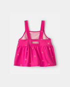 Girls Sunshine Tank Top - Pink, image 2 of 4 slides