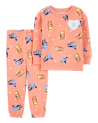 Baby 2-Piece Bluey Sweatshirt & Pant Set, image 1 of 2 slides