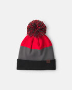 Boys Kombi Level Pom Hat - Black, image 1 of 2 slides