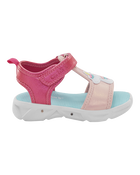 Toddler Unicorn Rainbow Light Up Sandals, image 2 of 7 slides
