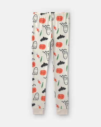 Jeune - Pyjama ajust&eacute; 2 pi&egrave;ces manches longues &agrave; th&egrave;me Halloween, 