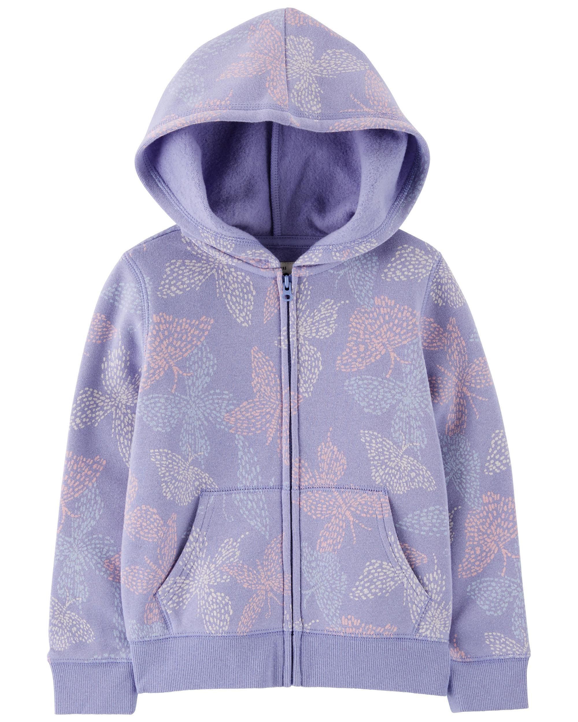 Butterfly zip up hoodie hot sale