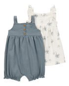 Baby 2-Piece Dress & Romper Set, image 1 of 6 slides