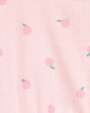 Bébé Robe cache-couche imprimé de pêche - Rose, 