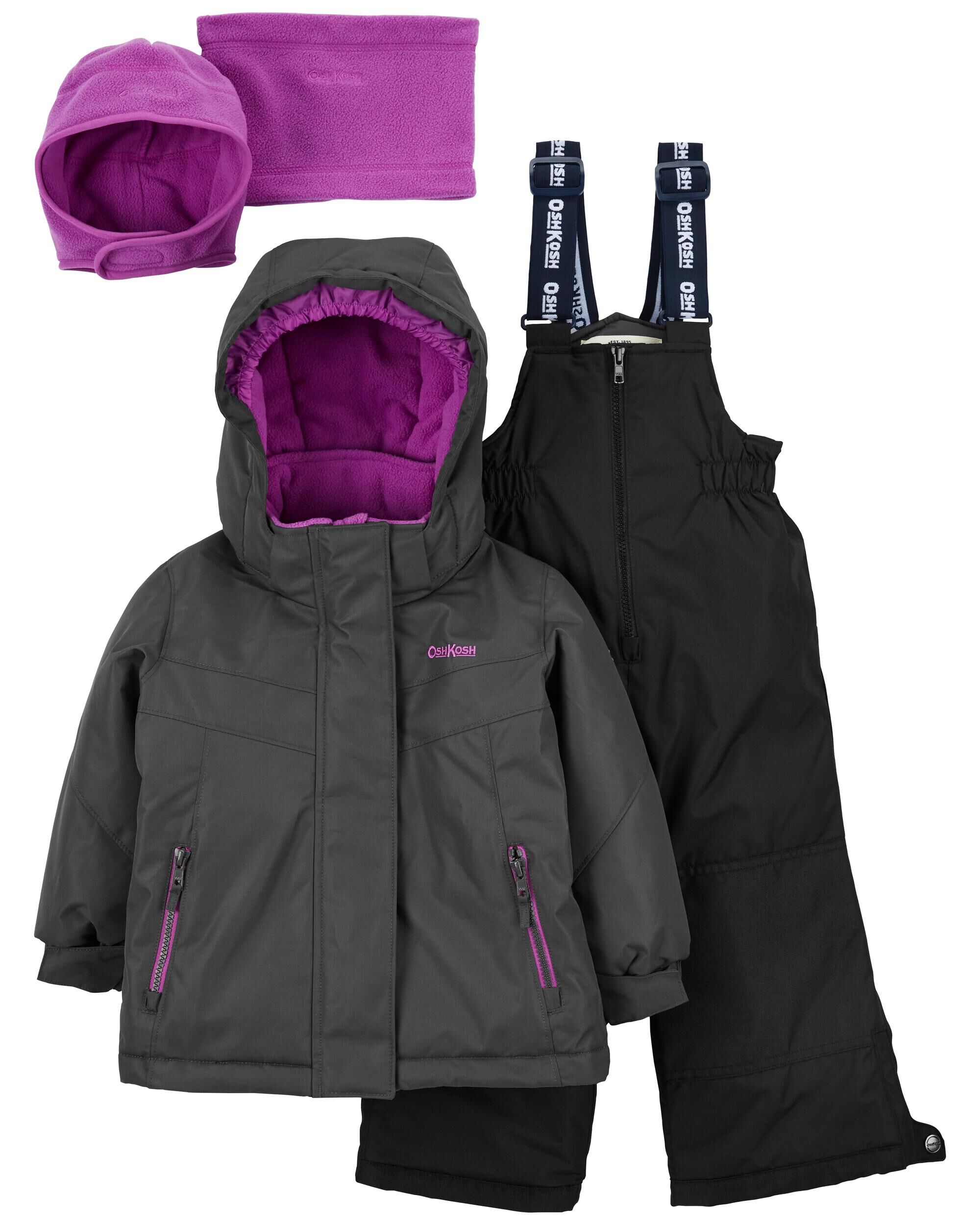 Multi 2 Piece Snowsuit With Bonus Hat And Neck Warmer Carter s