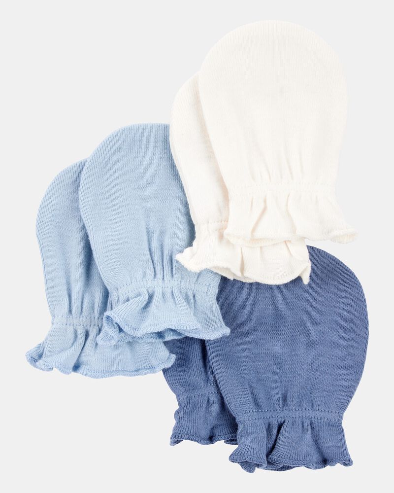 Baby 3-Pack Mitts, image 1 of 2 slides