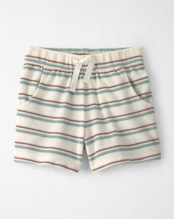 Toddler 2-Piece Terry Top & Short Set Made with Organic Cotton in Stripes, 