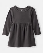 Baby Girl Long-Sleeve Dress - Black, image 1 of 4 slides