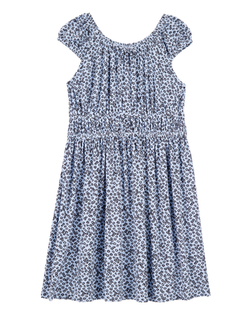 Kid Floral Viscose Dress, 