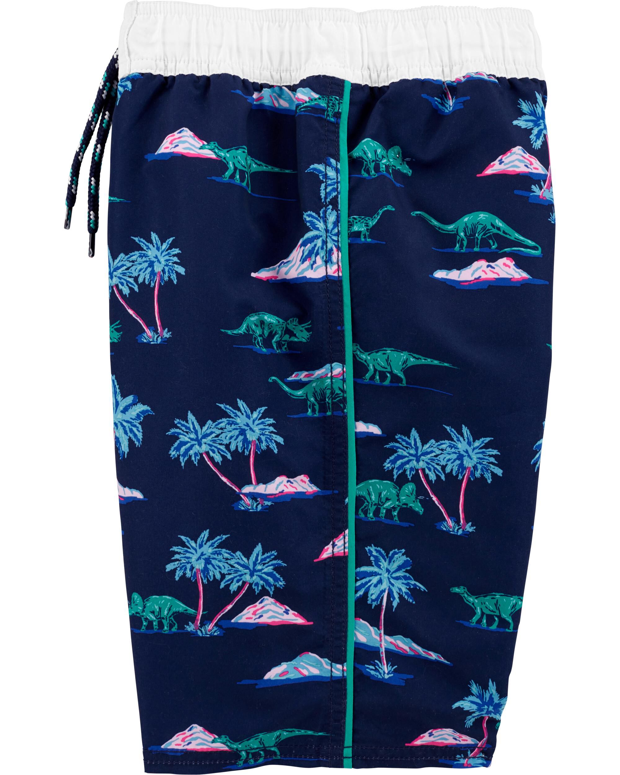 Carters dinosaur swim trunks sale