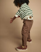 Tout-petit gar&ccedil;on - Pantalon tout-aller &agrave; carreaux - Brun, image 4 sur 5 diapositives