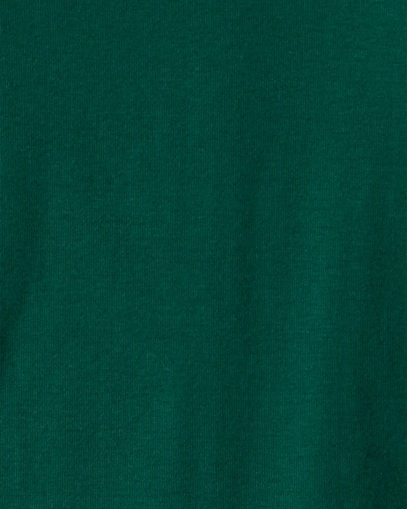 Kid Christmas Fair Isle Cotton Long-Sleeve Snug Fit 2-Piece pyjamas - Green/White, image 3 of 4 slides