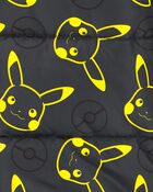 Kid Pikachu Pokémon Puffer Jacket, image 3 of 3 slides