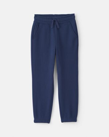 Boys Fleece Joggers - Navy Blue, 