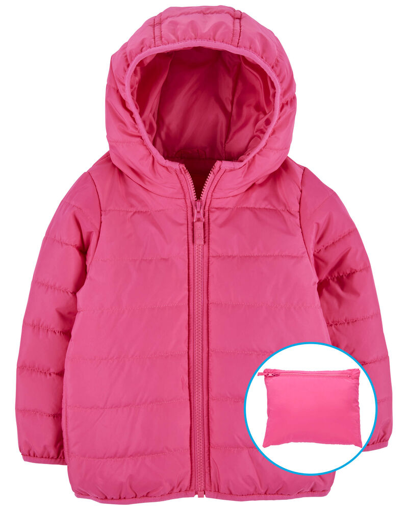 Kid Packable Puffer Jacket, image 1 of 6 slides
