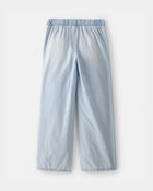 Girls Chambray Baggy Pants - Light Wash, image 2 of 4 slides