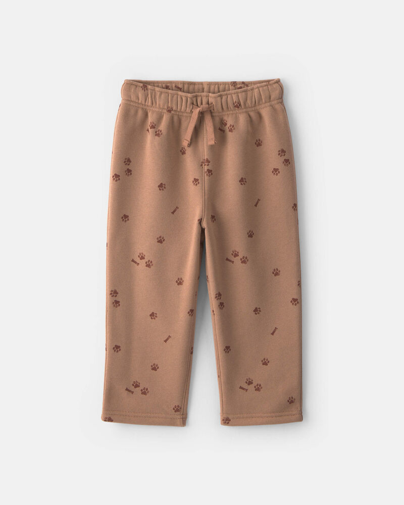 B&eacute;b&eacute; gar&ccedil;on - Ensemble 2 pi&egrave;ces chandail &agrave; motif chien &laquo;My Best Buddy&raquo; et pantalon en molleton - Cr&egrave;me/Brun, image 2 sur 5 diapositives