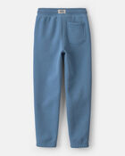 Boys Fleece Drawstring Knit Joggers - Blue, image 2 of 4 slides