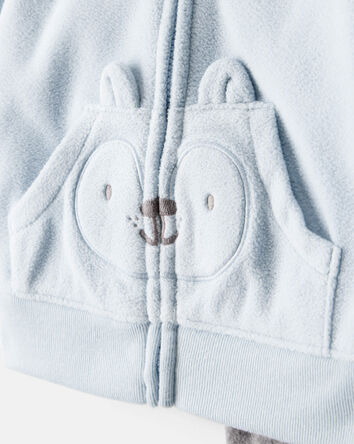 Bébé garçon - Ensemble 3 pièces cardigan à motif d’animaux, 