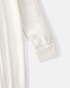 Baby 2-Way Zip PurelySoft Sleeper - Cream, image 3 of 8 slides