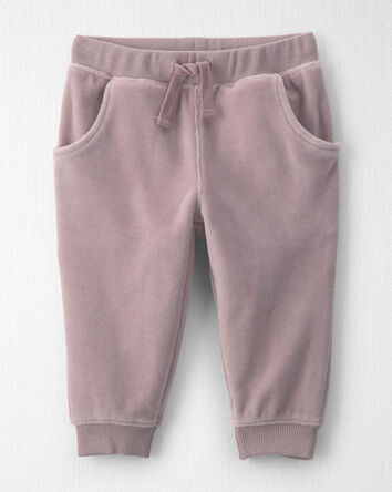B&eacute;b&eacute; fille - Ensemble 2 pi&egrave;ces haut et pantalon en velours de coton biologique, 