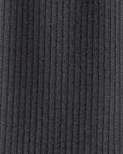 Toddler Girl Pull-On Stretch Rib Leggings - Black, image 3 of 4 slides