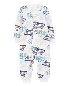 Baby 1-Piece Construction Fleece Footless Pyjamas, image 1 of 4 slides