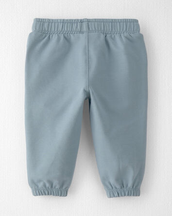 B&eacute;b&eacute; - Emballage 2 pantalons de jogging en jersey bouclette de coton biologique, 