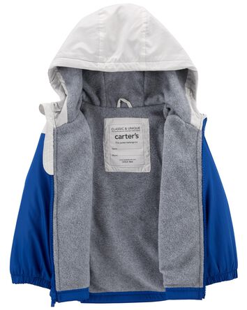 Colourblock Fleece-Lined Jacket, 
