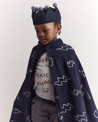 Toddler Lightening Bolt Dress Up Cape - Navy, image 2 of 7 slides