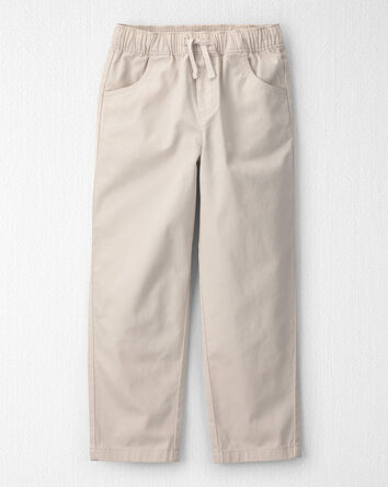 Kids Organic Cotton Baggy Twill Pants, 