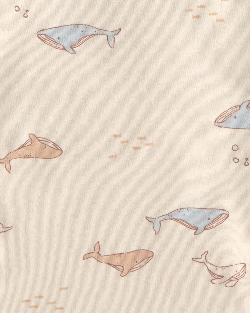 Baby 4-Pack Whale Burp Cloths, image 2 of 2 slides