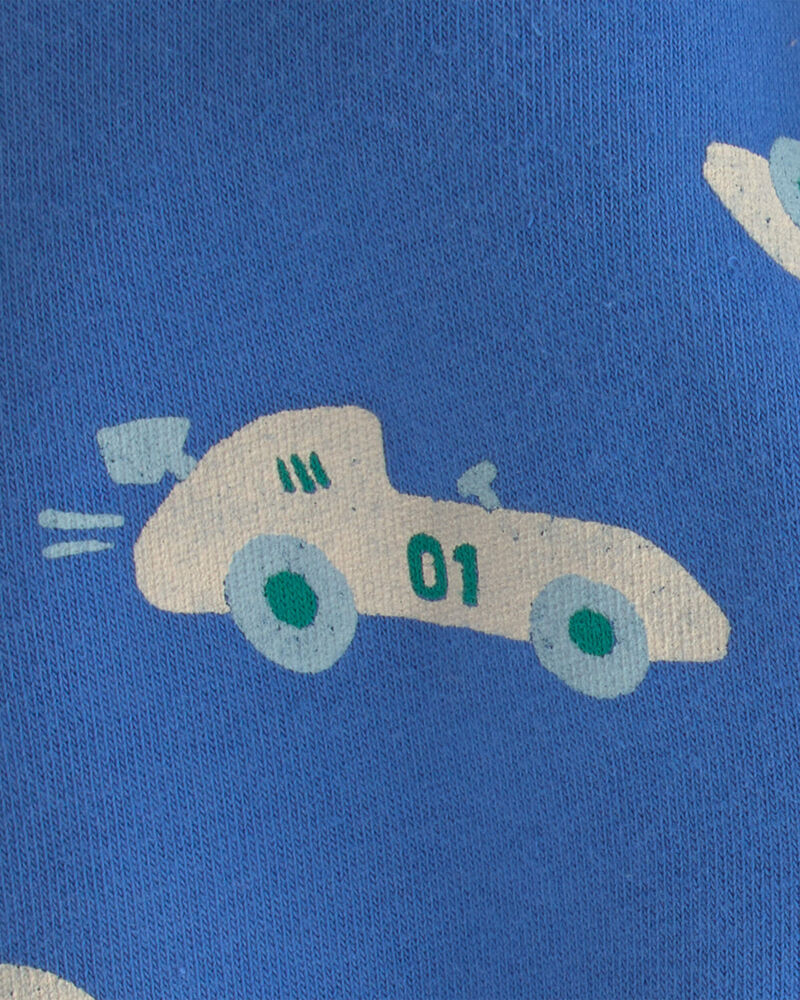 Baby Boy Racecar Fleece Pants - Blue, image 3 of 4 slides