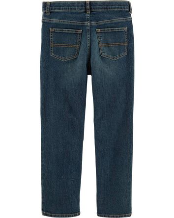 Kid Straight Jeans in Dark Rinse, 