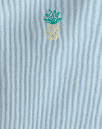 Filles - D&eacute;bardeur &agrave; motif d&rsquo;ananas - Bleu, 