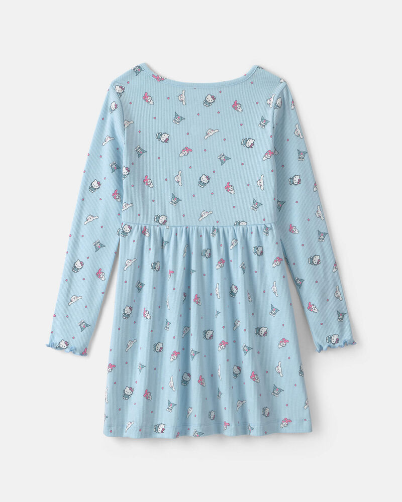 Girls Hello Kitty&reg; Long-Sleeve Dress, image 2 of 3 slides