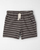 Toddler 2-Piece Short-Sleeve Top & Short Set in Black, image 3 of 5 slides
