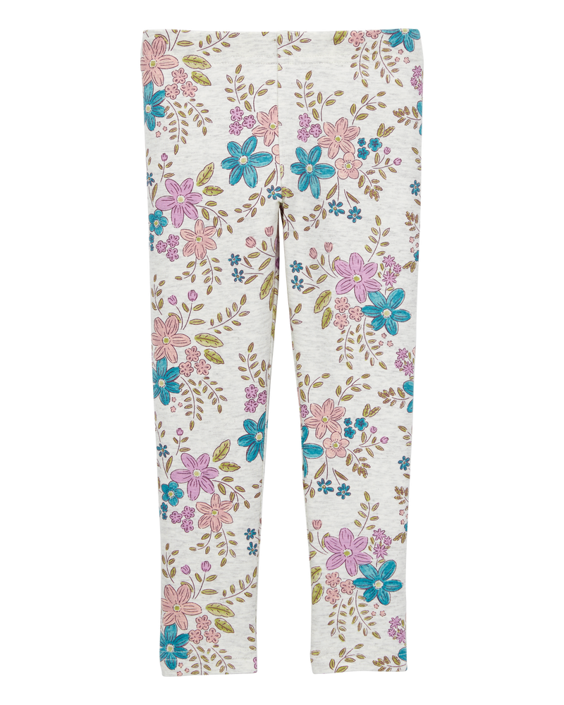 Toddler Girl Floral Stretch Leggings - Floral, image 2 of 7 slides